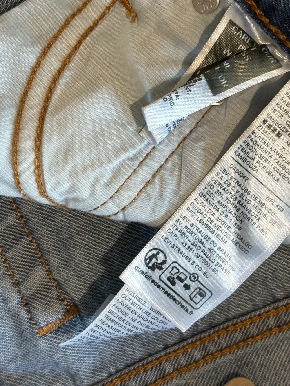 Levi's - Denim Midi Women's Jean Skirt - 27 - Picture 8 of 16